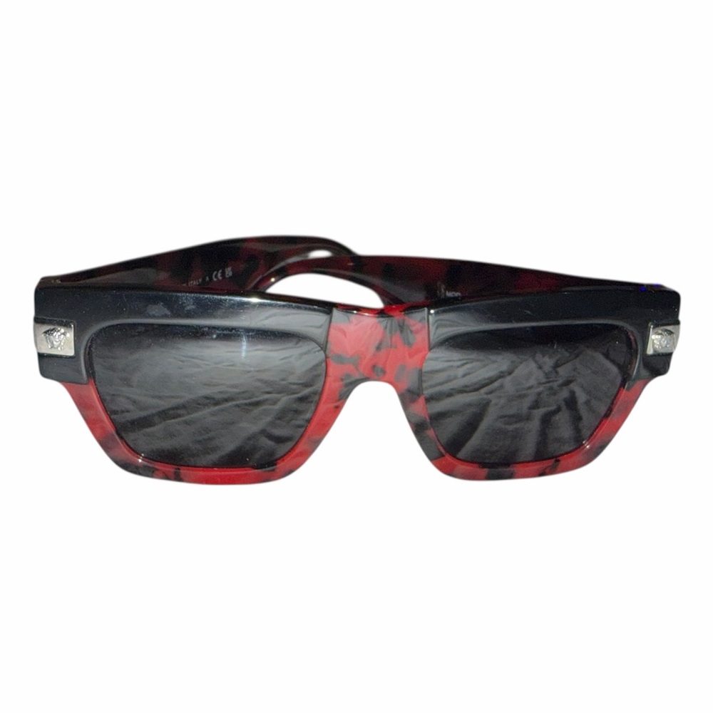 Versace VE4464 Black and Red Sunglasses - Picture 5 of 13